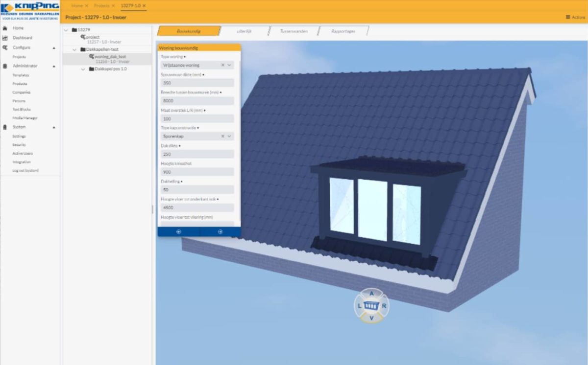 Quootz screenshots klanten Knipping