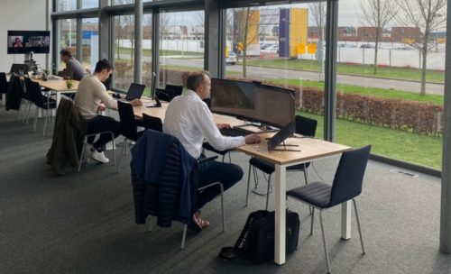 lentezon werknemers in actie